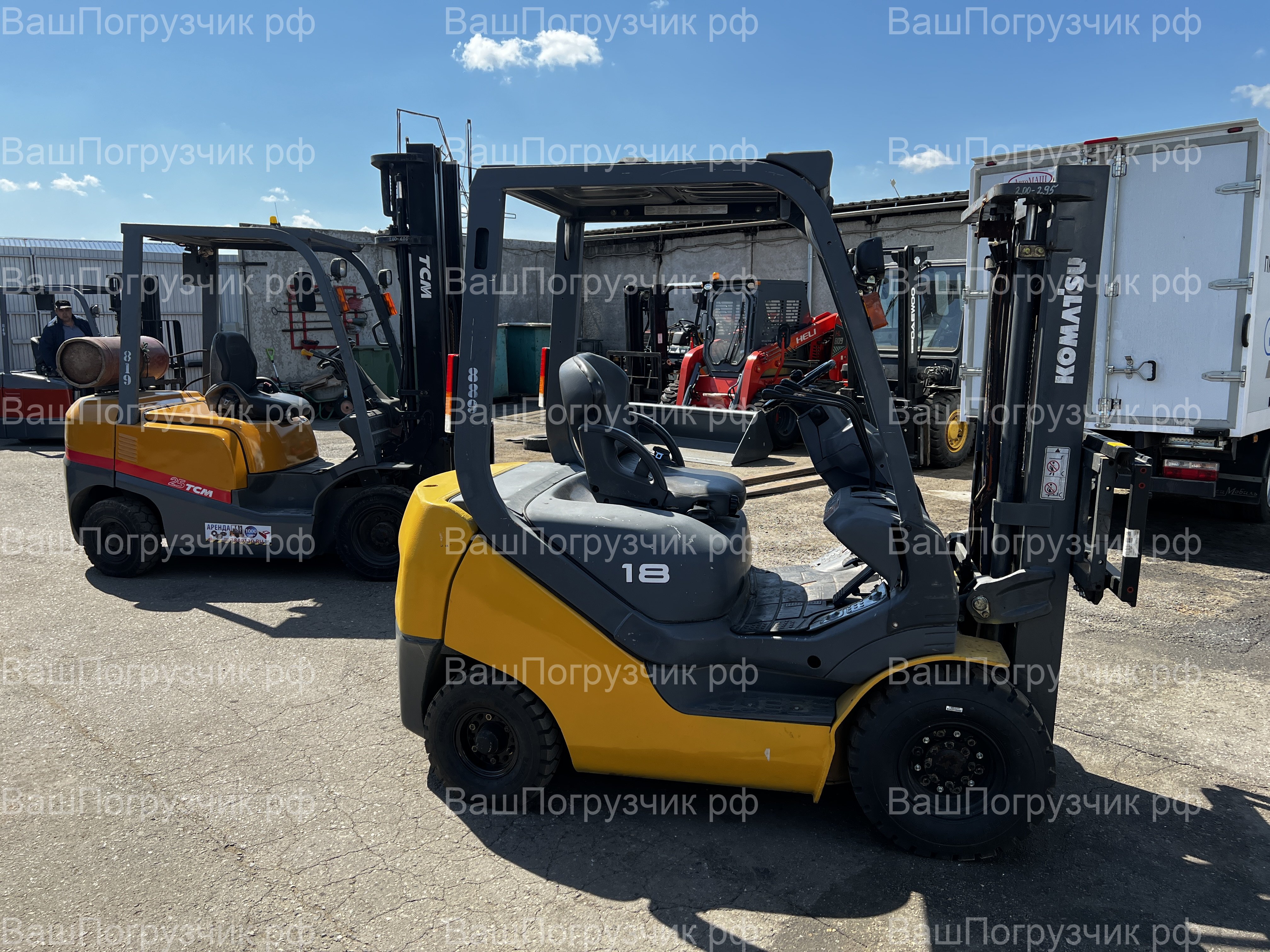 Вилочный погрузчик Komatsu FD18T-20